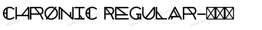 Chronic Regular字体转换